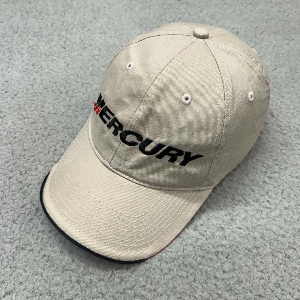 Mercury Marine Hat One Size Baseball Cap Bass Boat Outboard